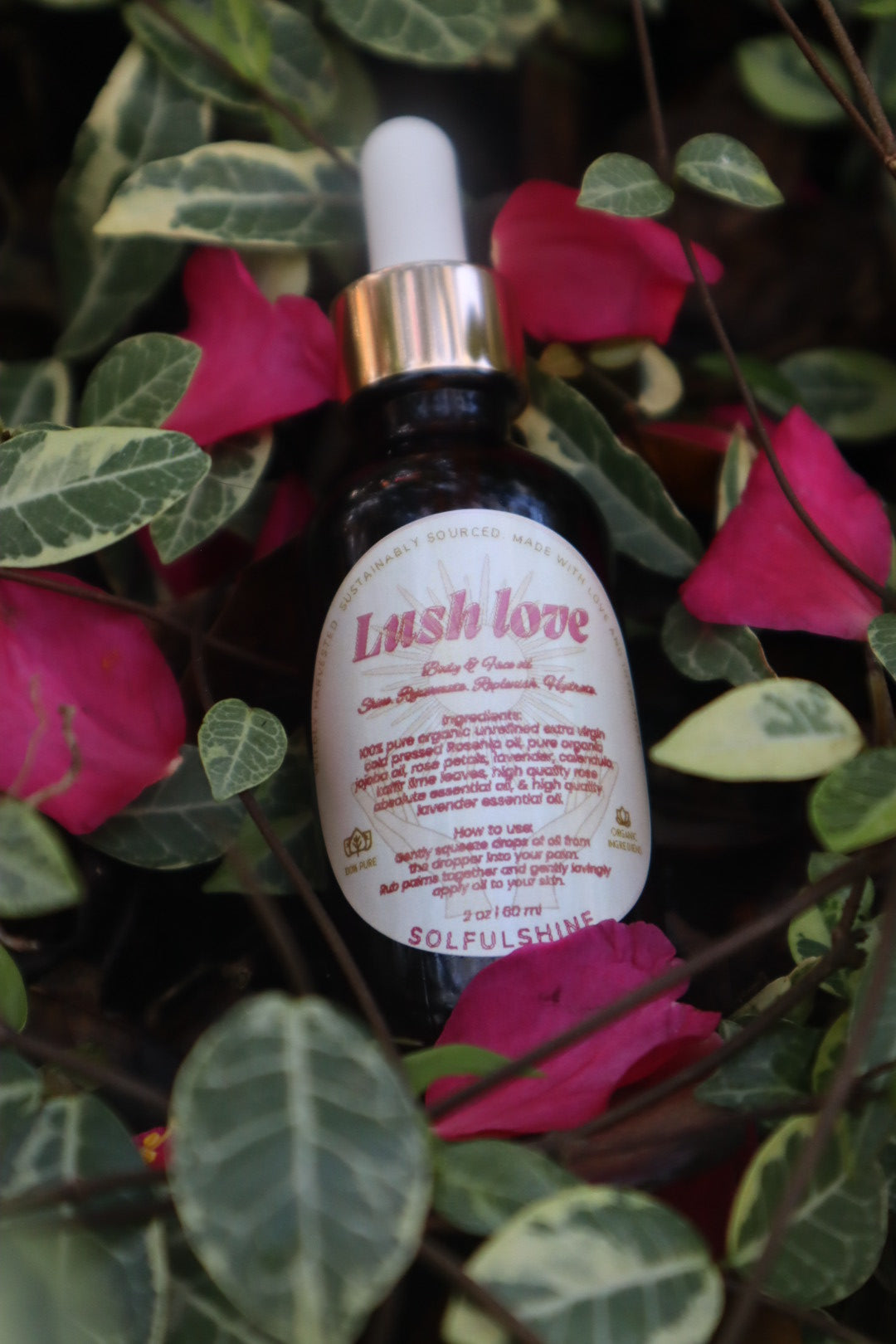 Lush Love body & face oil