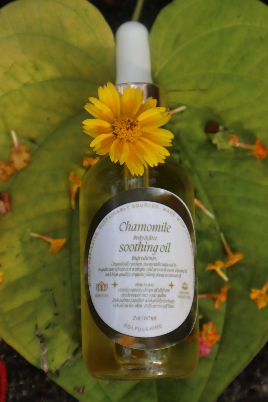 Chamomile soothing body & face oil